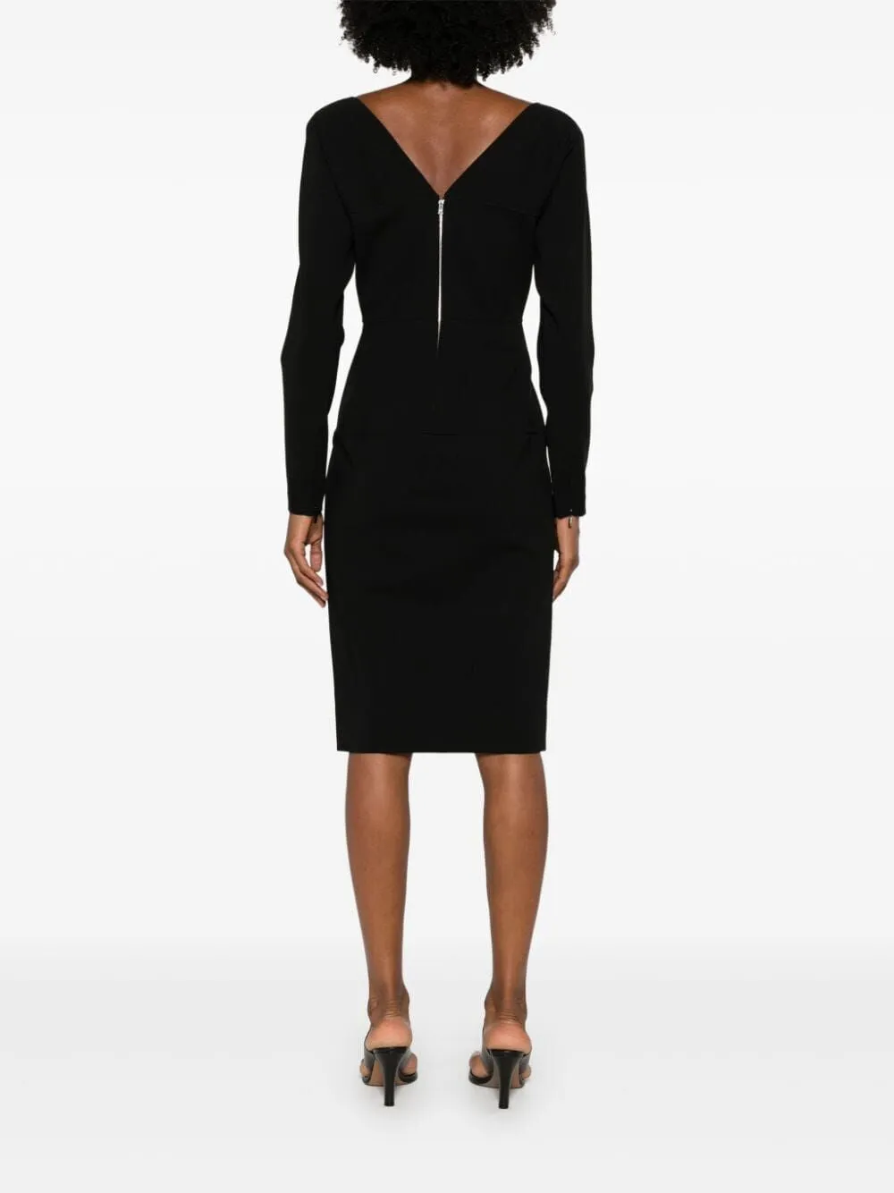 LONG SLEEVE MIDI DRESS