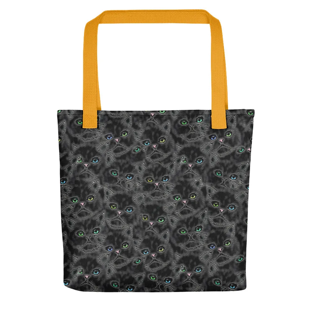 LUCKY BLACK KITTYS Tote bag