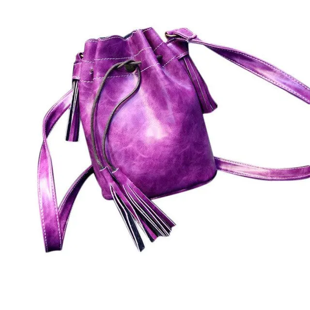 New Brand Design Women Bag Tassel Messenger Hobo Bag Leather Women Shoulder Bag  Female Mochila Escolar Feminina #YHSW