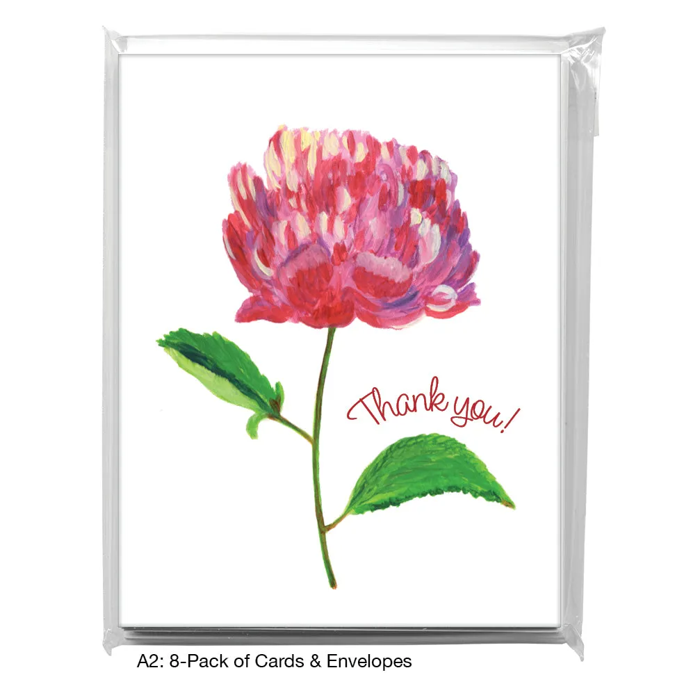 Peony Lean, Greeting Card (7822A)