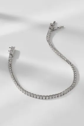 PERFECT TENNIS 2.5MM CZ 7.25" BRACELET