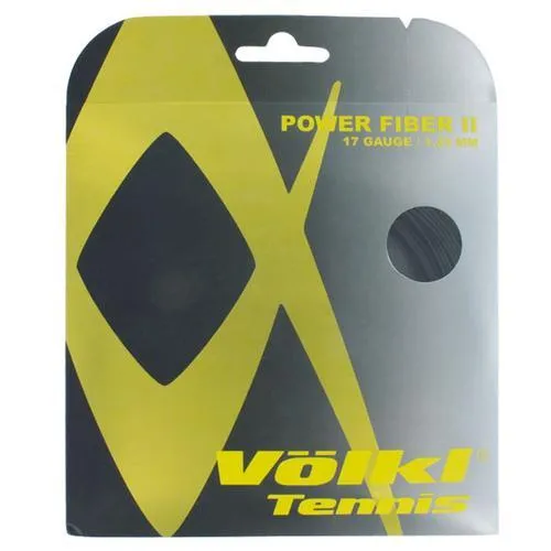 Power Fiber II 17G Black Tennis String
