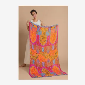 REGAL ELEPHANT PRINT SCARF