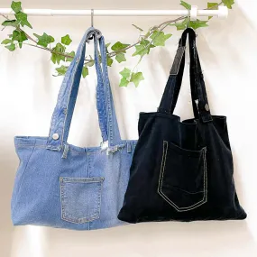Reworked Denim Tote Bag