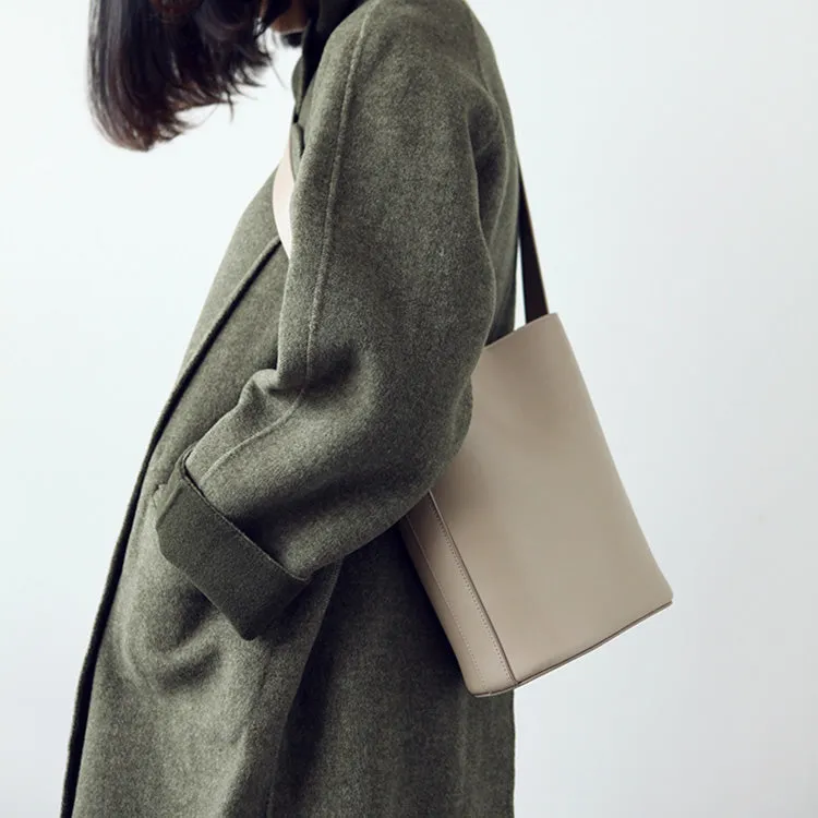 Simplify Bucket Bag Womens Leather Crossbody Bags Shoulder Bag for Women