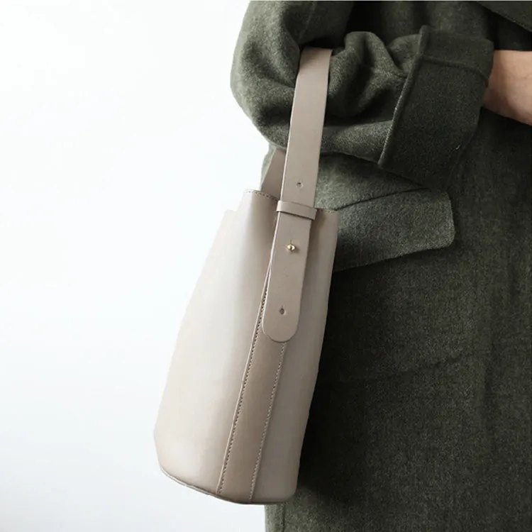 Simplify Bucket Bag Womens Leather Crossbody Bags Shoulder Bag for Women