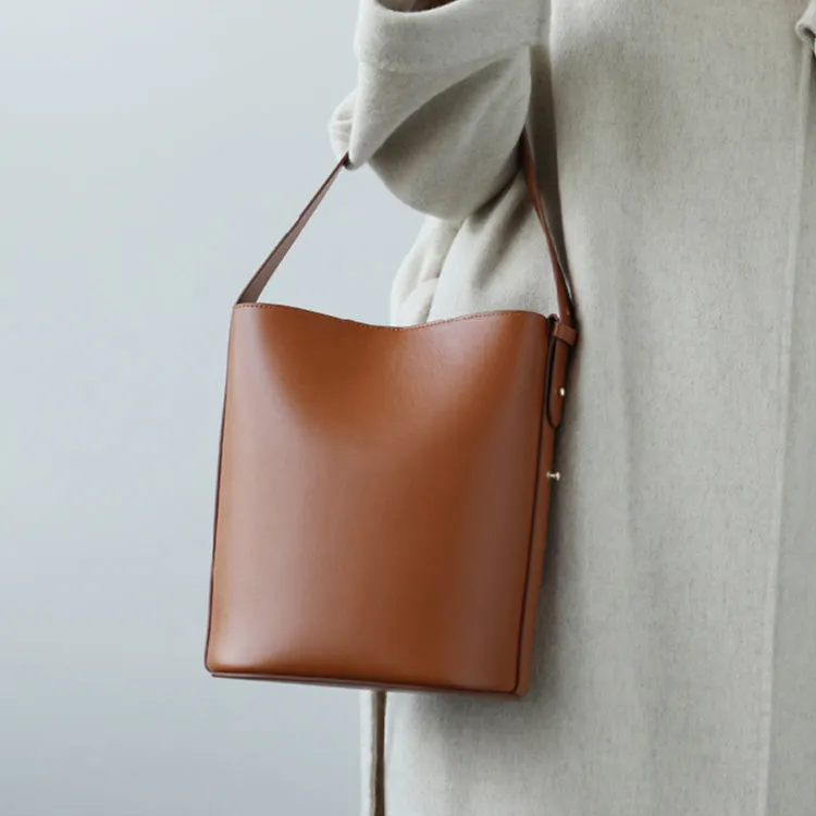 Simplify Bucket Bag Womens Leather Crossbody Bags Shoulder Bag for Women