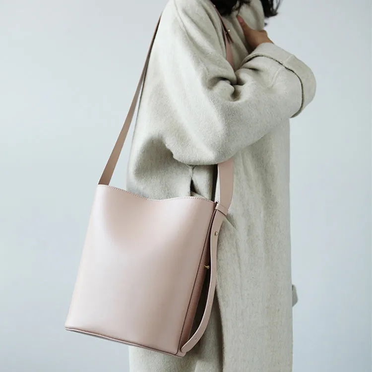 Simplify Bucket Bag Womens Leather Crossbody Bags Shoulder Bag for Women