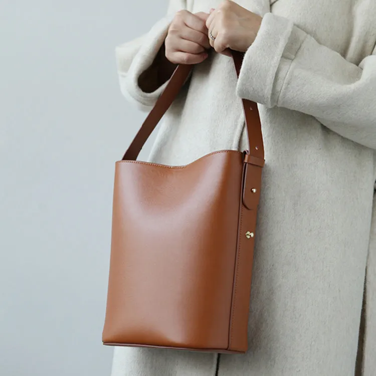 Simplify Bucket Bag Womens Leather Crossbody Bags Shoulder Bag for Women