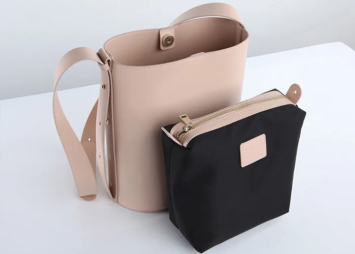 Simplify Bucket Bag Womens Leather Crossbody Bags Shoulder Bag for Women