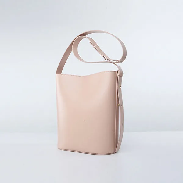 Simplify Bucket Bag Womens Leather Crossbody Bags Shoulder Bag for Women