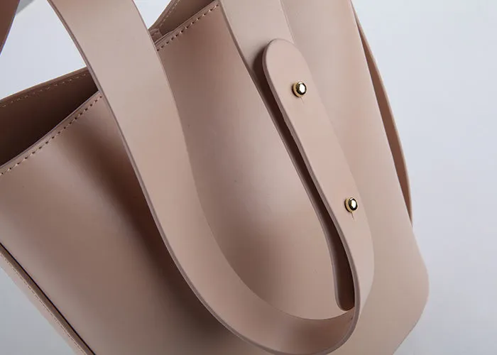 Simplify Bucket Bag Womens Leather Crossbody Bags Shoulder Bag for Women