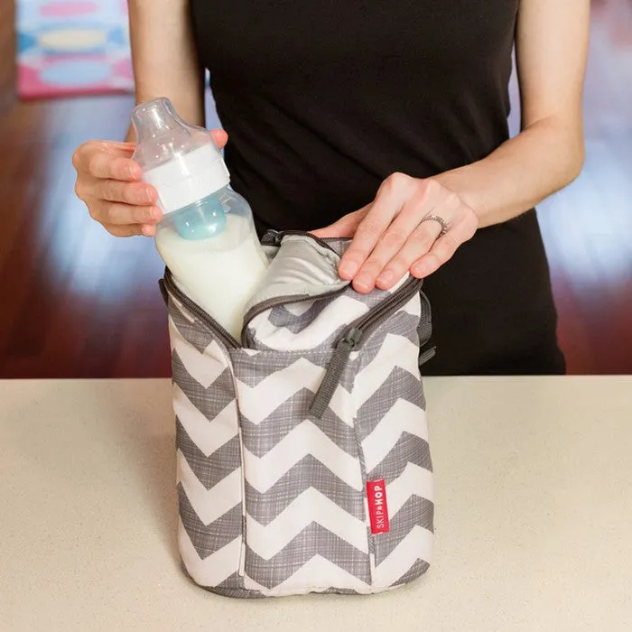 Skip Hop Double Bottle Bag - Chevron