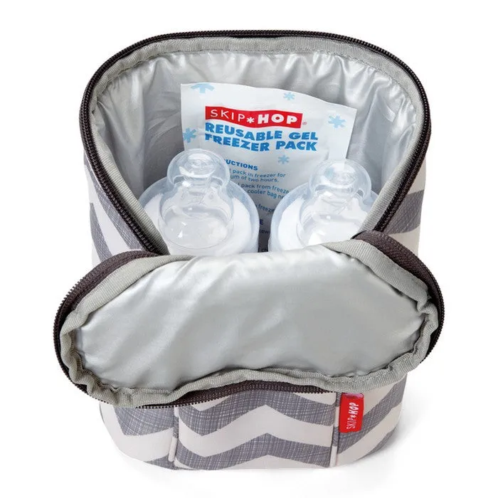 Skip Hop Double Bottle Bag - Chevron
