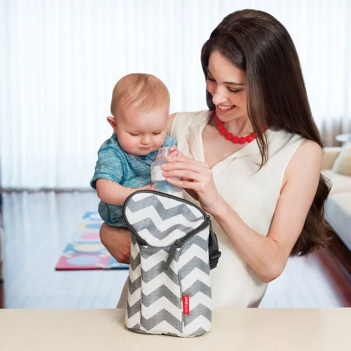 Skip Hop Double Bottle Bag - Chevron