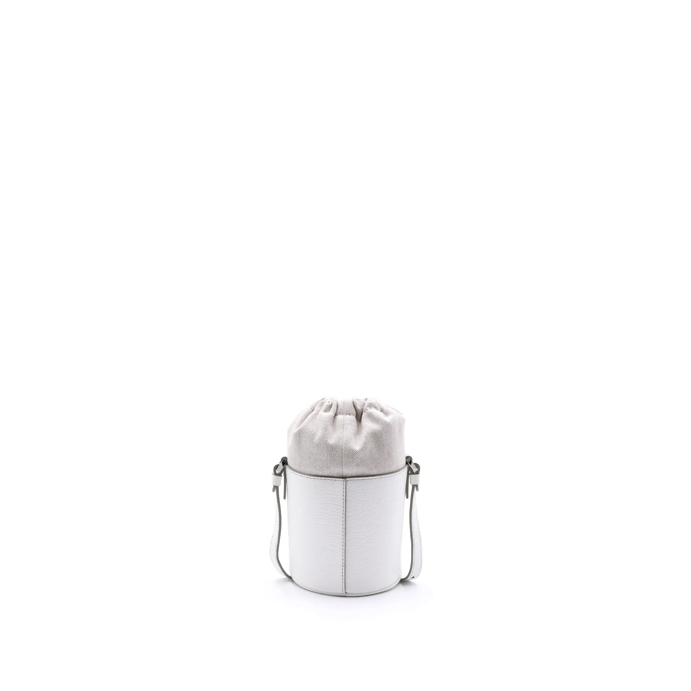 Small 5AC Bucket Bag in White