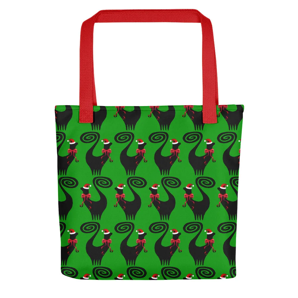 Snooty Xmas Cats Tote bag