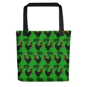 Snooty Xmas Cats Tote bag