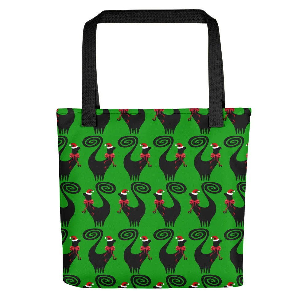 Snooty Xmas Cats Tote bag