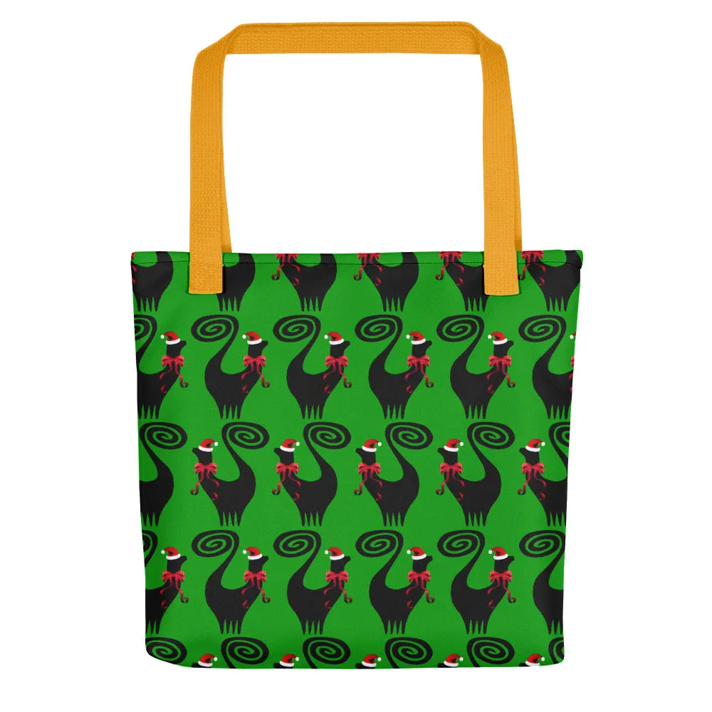 Snooty Xmas Cats Tote bag