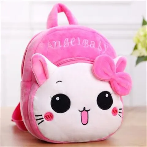 Soft Plush Cartoon Panda Rabbit Children Backpack