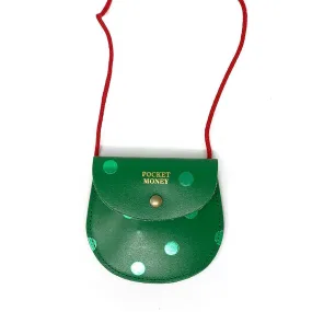 Spot Pocket Money Purse Green