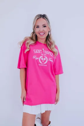 St. Tropez Embroidered Graphic Tee