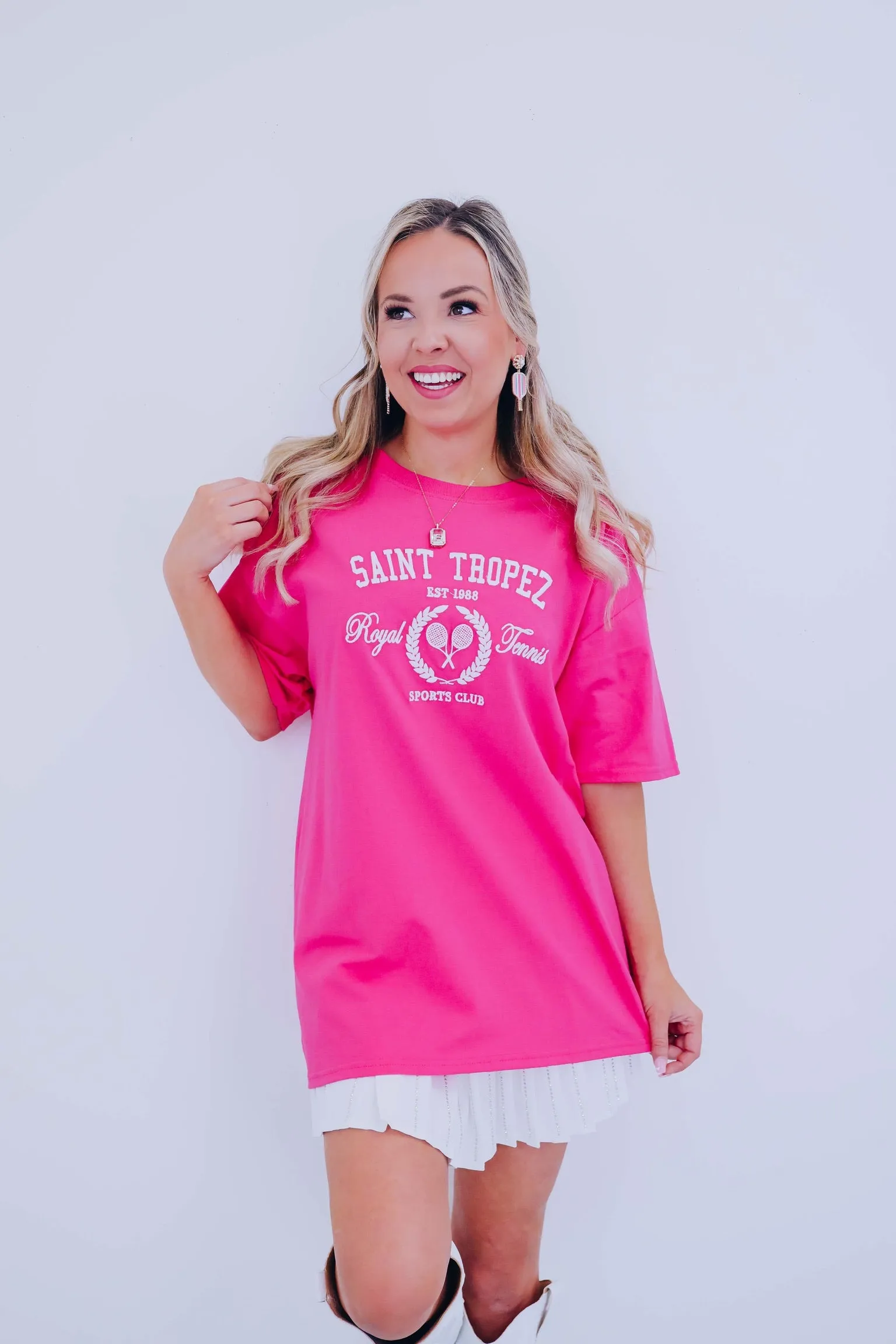 St. Tropez Embroidered Graphic Tee