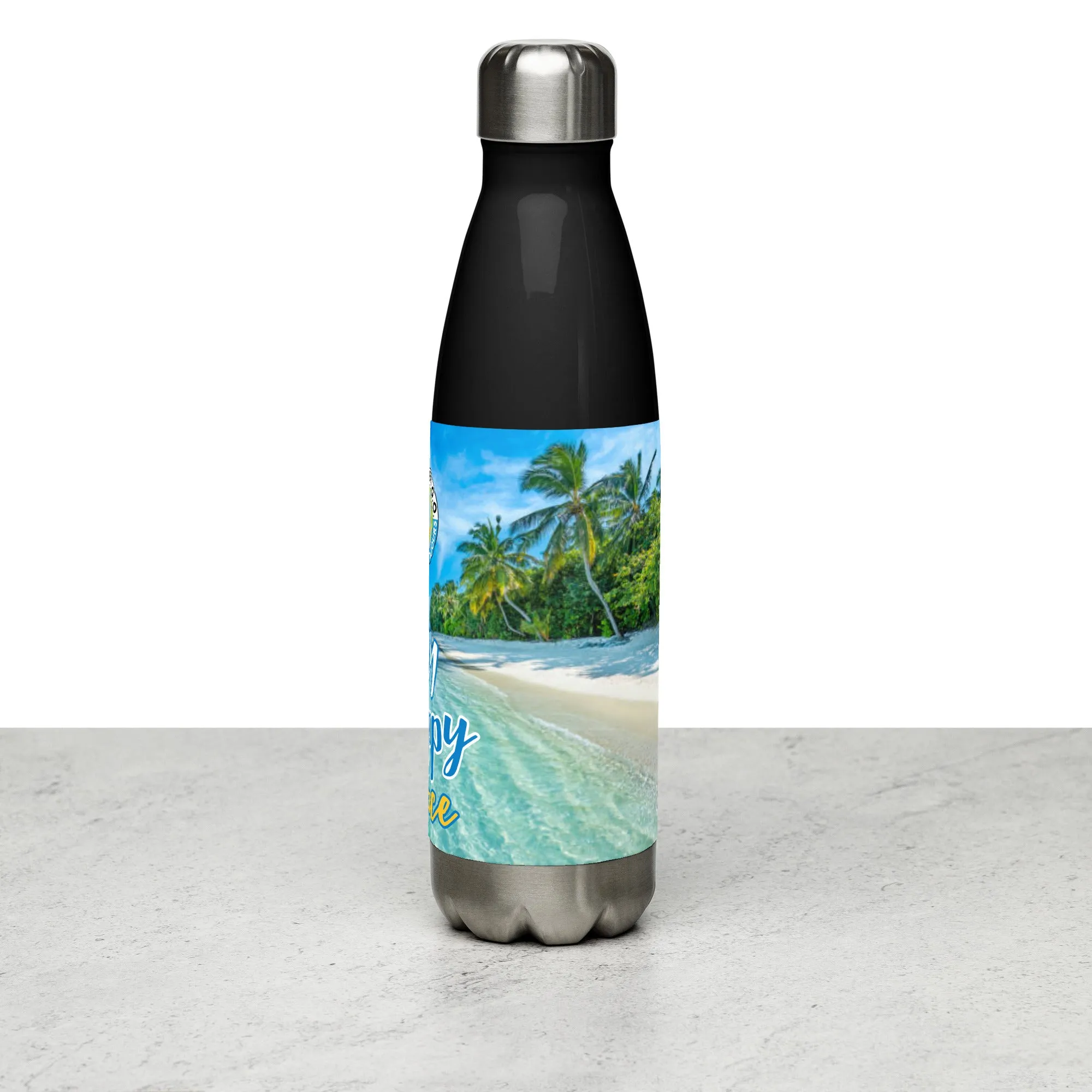 Stainless steel water bottle - My  Happy Place