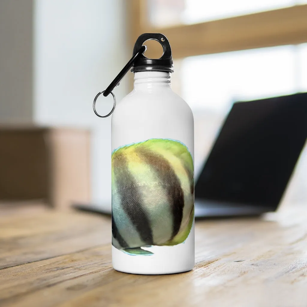 Striped Fish Stainless Steel Water Bottle