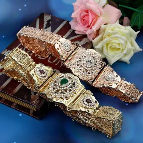 Sunspicems Chic Moroccan Belt Rhinestone Waist Chain
