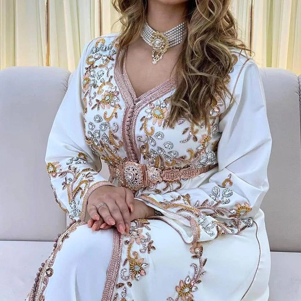 Sunspicems Chic Moroccan Belt Rhinestone Waist Chain