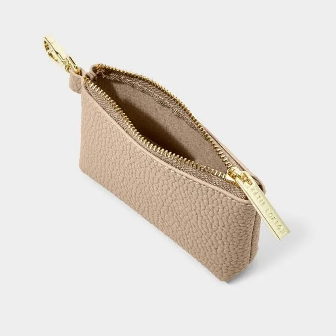 Tan Evie Clip On Coin Purse KLB2881