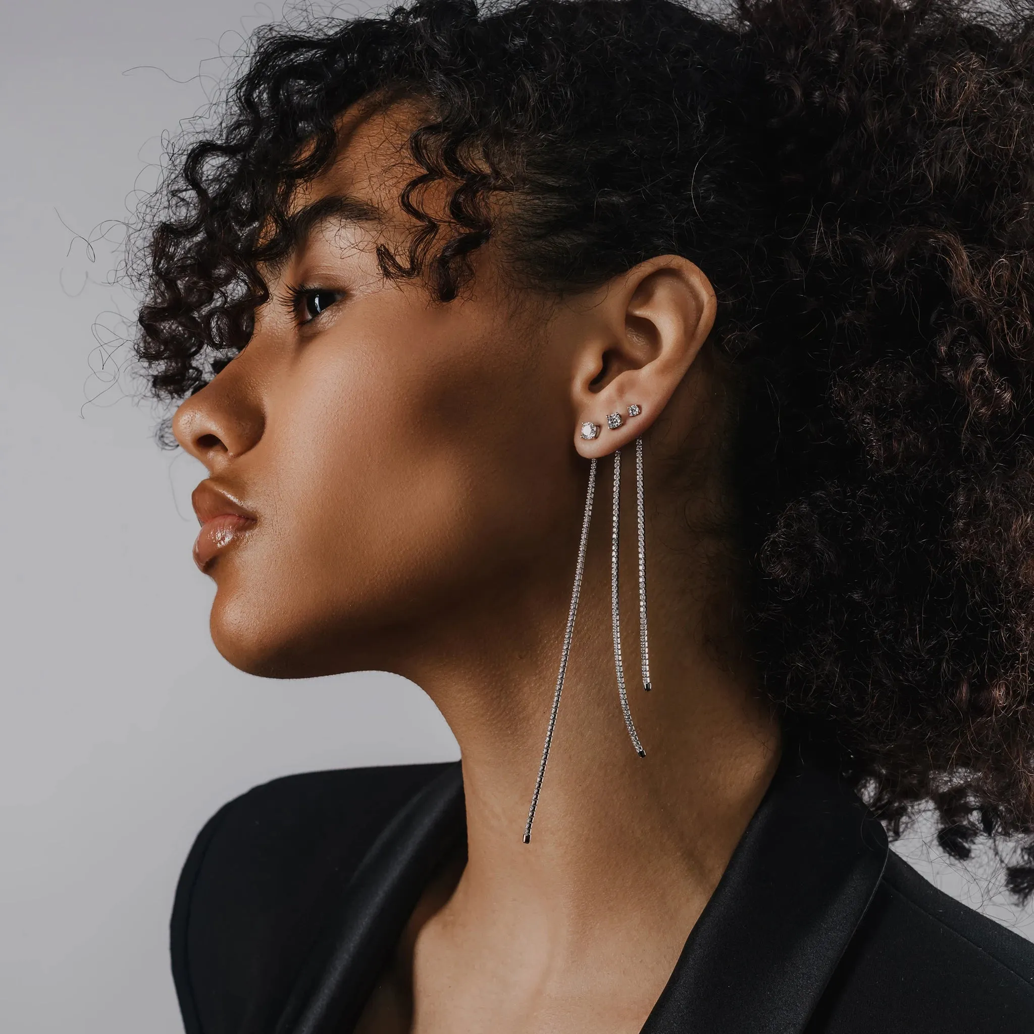 TENNIS EARRING CHAIN
