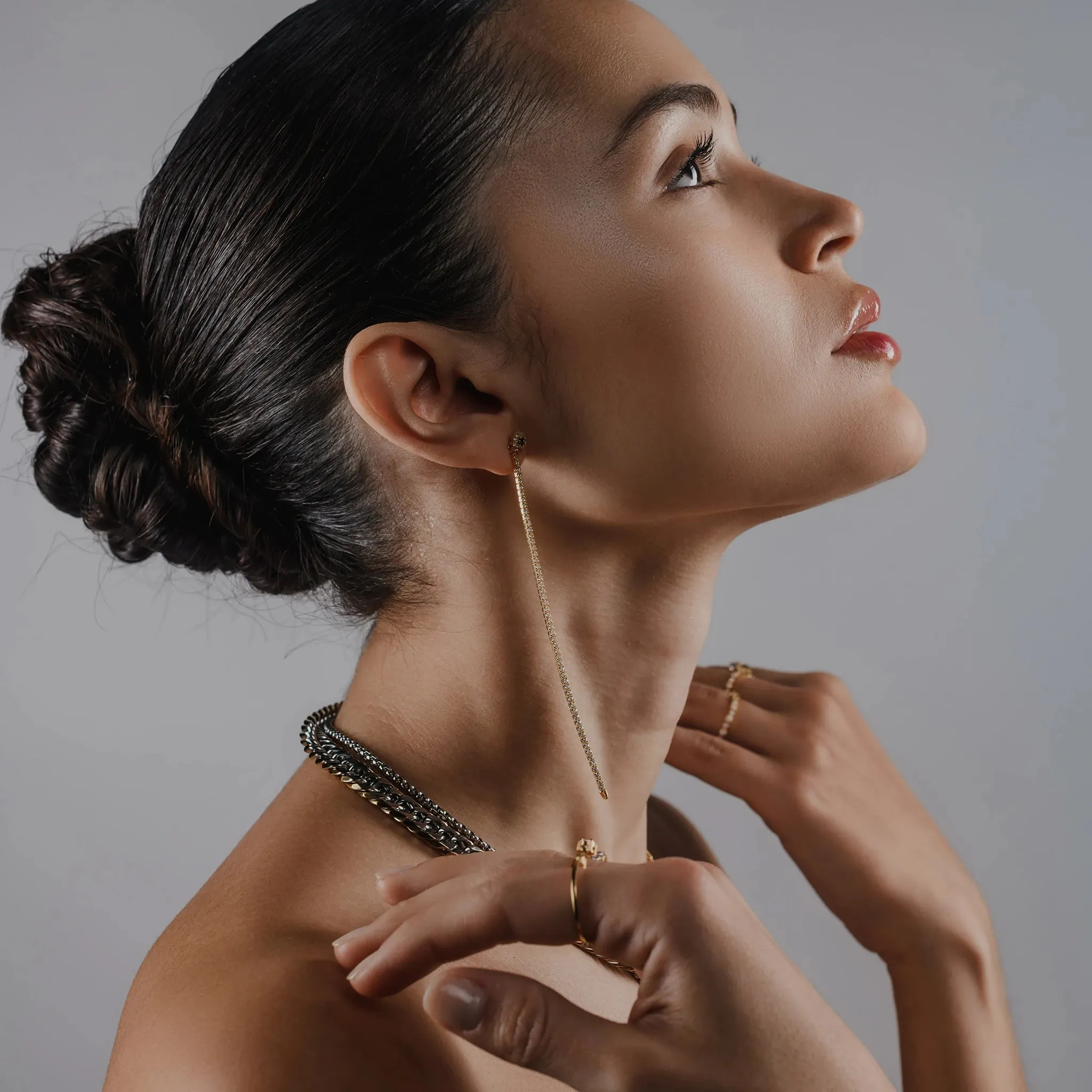 TENNIS EARRING CHAIN