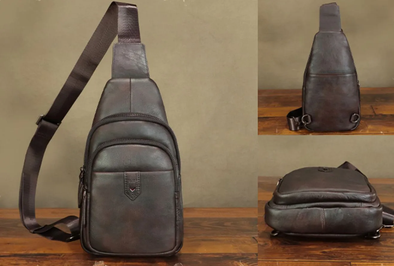 Vintage Women's Crossbody Sling Bag Chest Bag For Women