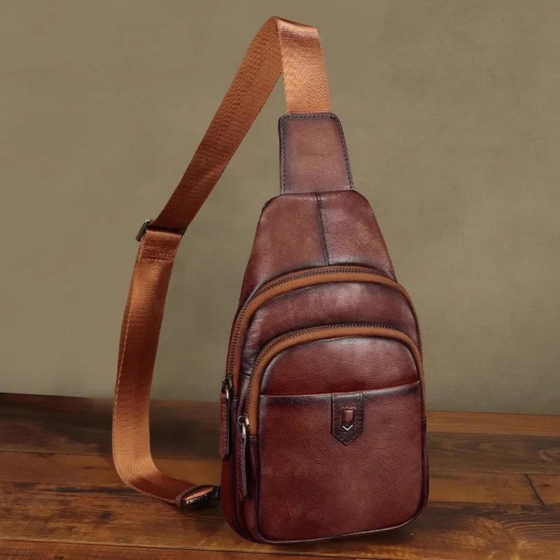 Vintage Women's Crossbody Sling Bag Chest Bag For Women