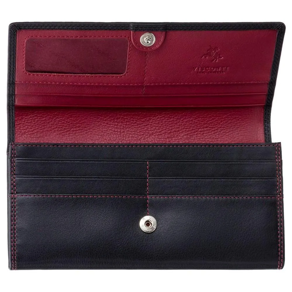 Visconti Topas Ladies Personalised Purse CD21 red