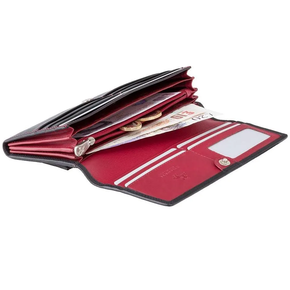 Visconti Topas Ladies Personalised Purse CD21 red