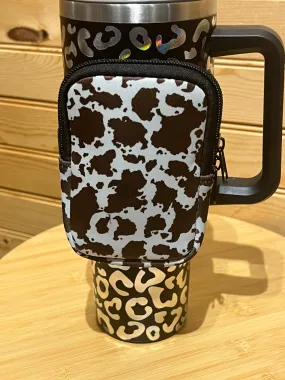 Water Bottle Pouch - #5 Brown Cow
