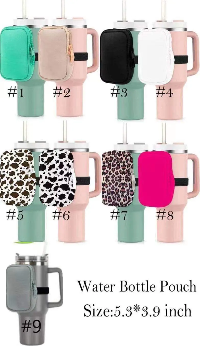 Water Bottle Pouch - #5 Brown Cow