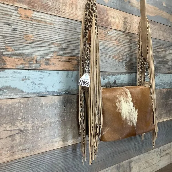 Western Mini Leather Fringe Strap 48" #22856