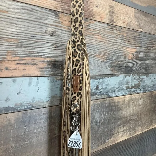 Western Mini Leather Fringe Strap 48" #22856
