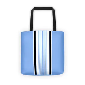 Windrush Blue & Black Tote Bag by Robert Bowen