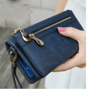 Women's Stylish Polish Leather Purse / Wallet