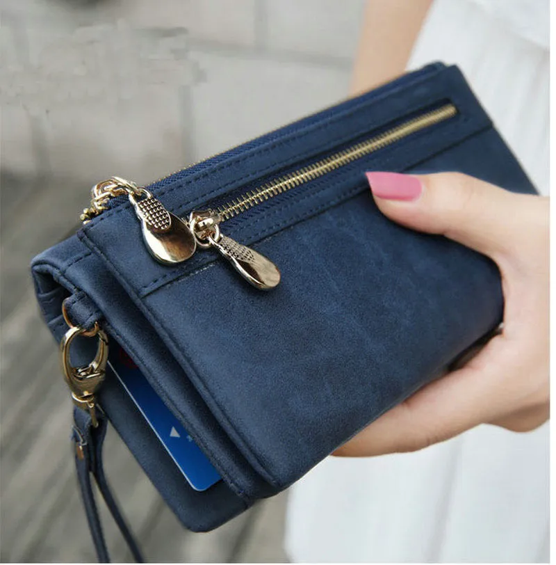 Women's Stylish Polish Leather Purse / Wallet