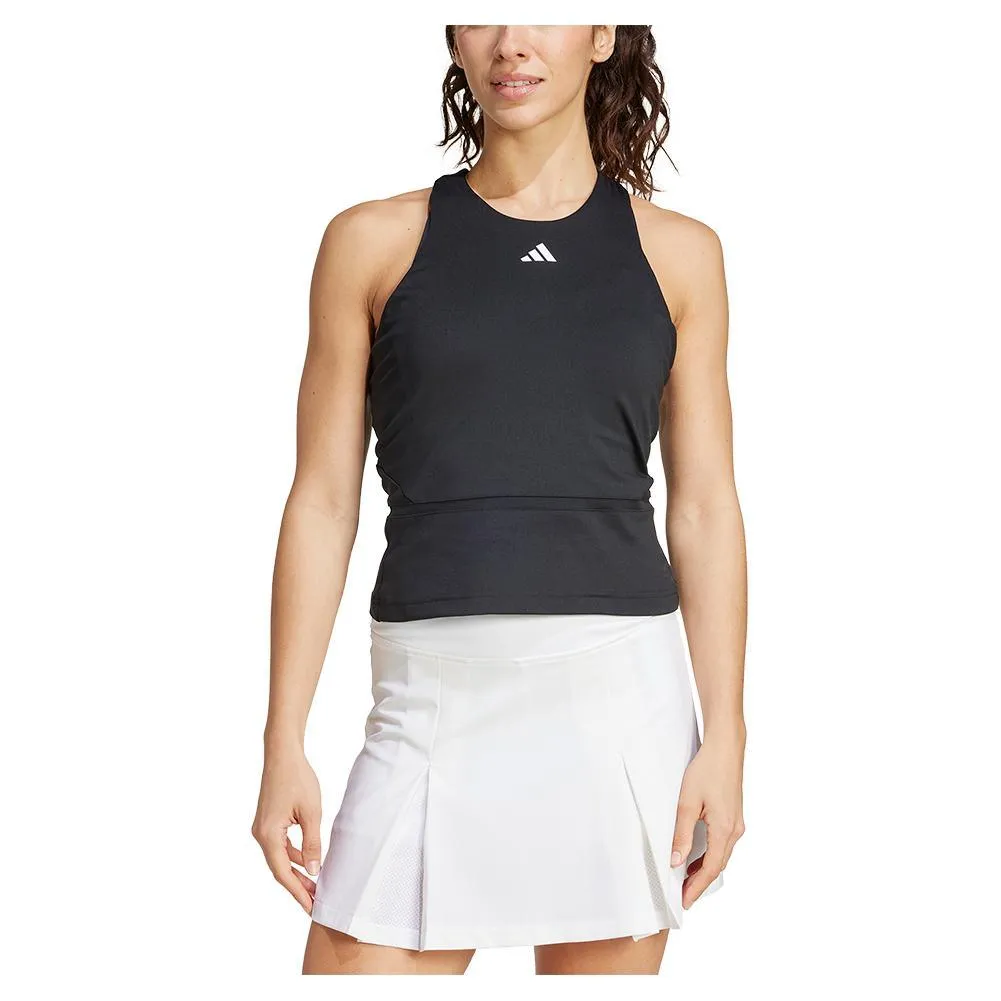 Womens Tennis Y-Tank Black