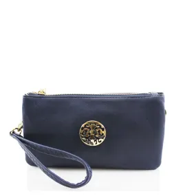 Wristlet Purse - Navy Blue